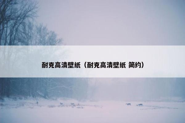耐克高清壁纸（耐克高清壁纸 简约）