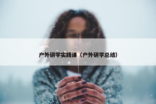 户外研学实践课（户外研学总结）