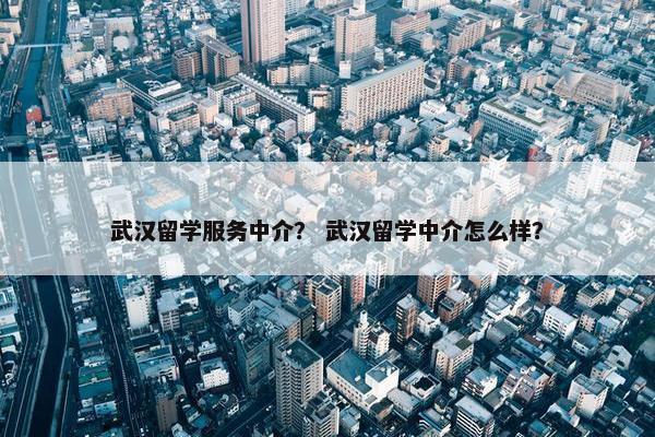 武汉留学服务中介？ 武汉留学中介怎么样？