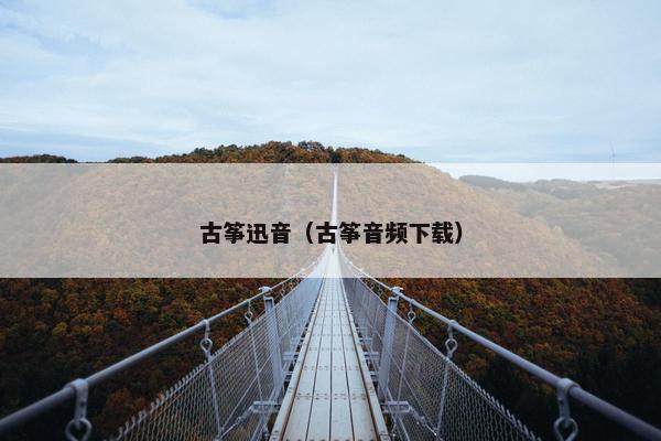 古筝迅音（古筝音频下载）