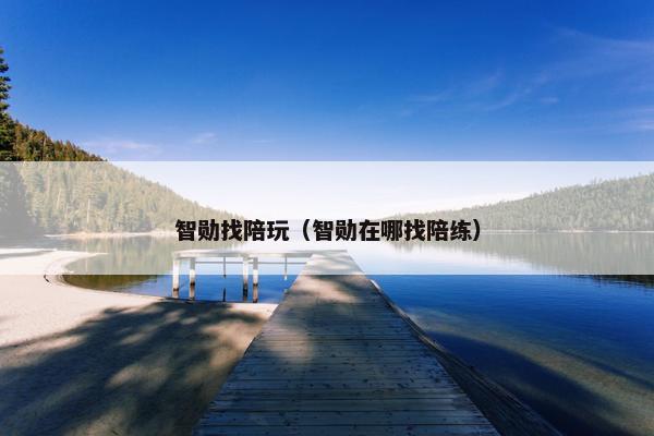 智勋找陪玩（智勋在哪找陪练）