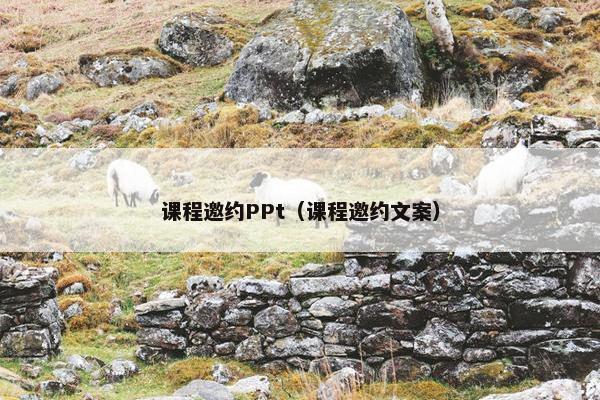 课程邀约PPt（课程邀约文案）