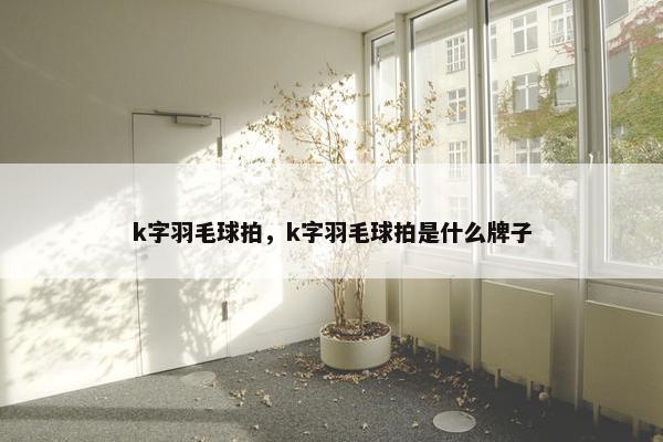 k字羽毛球拍，k字羽毛球拍是什么牌子