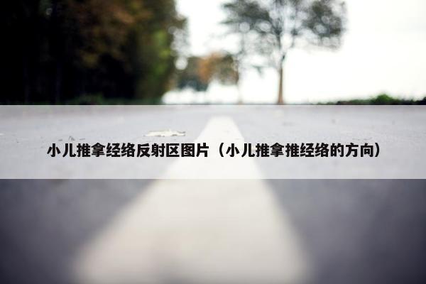 小儿推拿经络反射区图片（小儿推拿推经络的方向）
