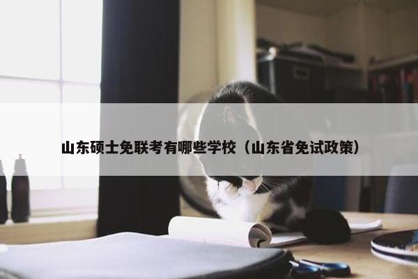 山东硕士免联考有哪些学校（山东省免试政策）