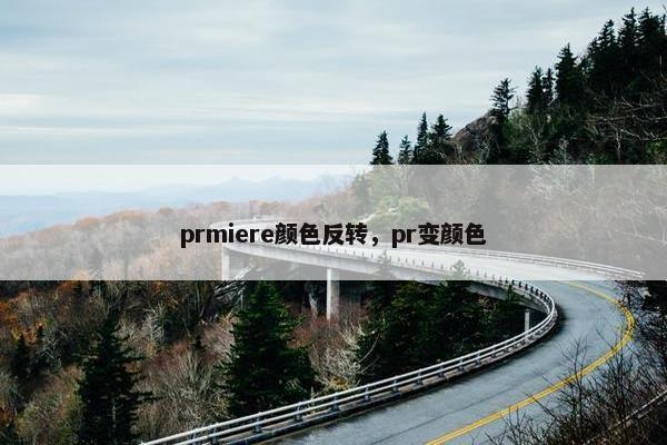 prmiere颜色反转，pr变颜色