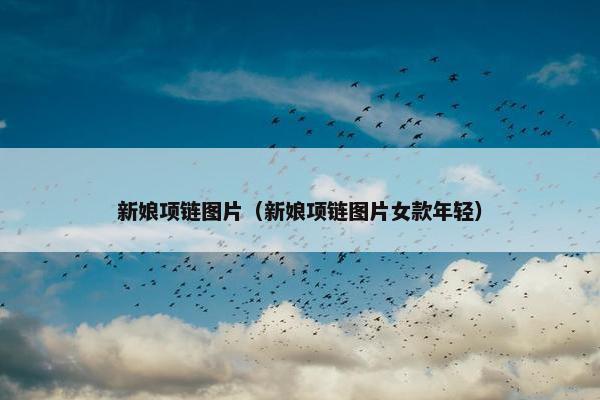 新娘项链图片（新娘项链图片女款年轻）