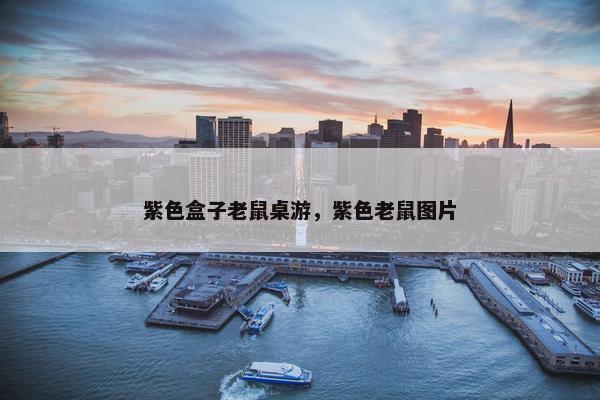 紫色盒子老鼠桌游，紫色老鼠图片