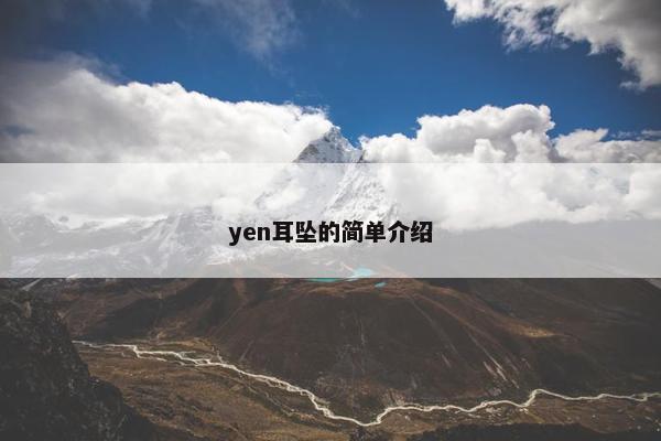yen耳坠的简单介绍