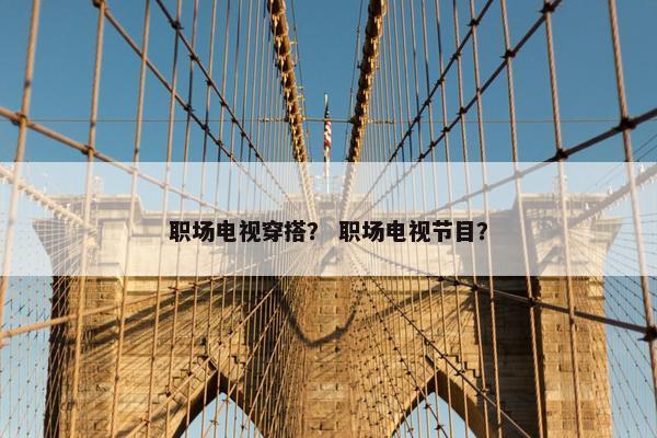 职场电视穿搭？ 职场电视节目？
