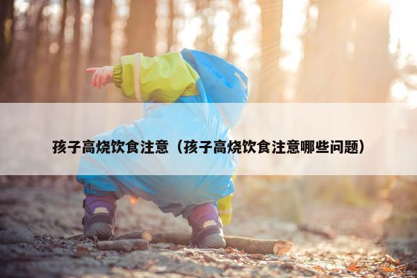 孩子高烧饮食注意（孩子高烧饮食注意哪些问题）