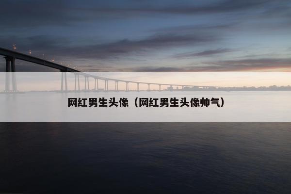 网红男生头像(网红男生头像帅气) 网红男生头像(网红男生头像帅气)