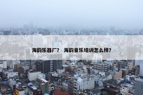 海韵乐器厂？ 海韵音乐培训怎么样？