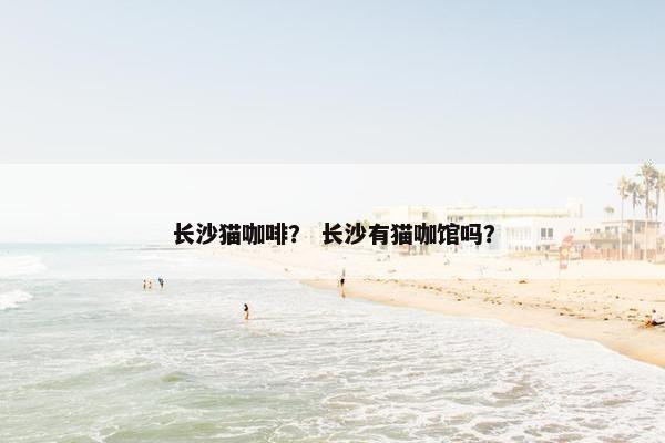 长沙猫咖啡？ 长沙有猫咖馆吗？