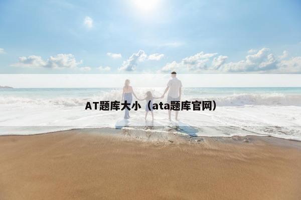 AT题库大小（ata题库官网）